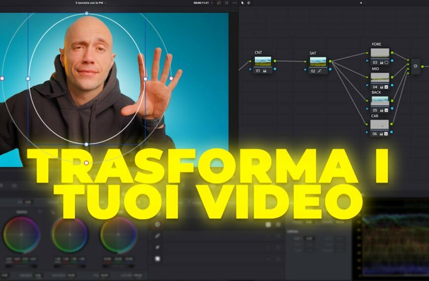 5 tecniche da PRO con le maschere di Davinci Resolve